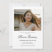 Senior Afstuderen uitnodiging, ze deed het Kaart (Achterkant)