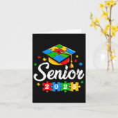 Senior Autisme Afstuderen 2025 Autisme Afstuderen Kaart (Gele Bloem)