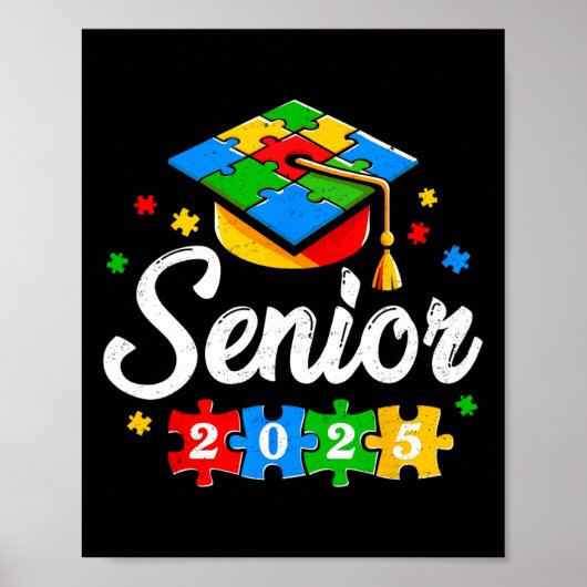 Senior Autisme Afstuderen 2025 Autisme Afstuderen  Poster (Voorkant)