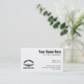 Senior Aviation Badge Visitekaartje (Staand voorkant)