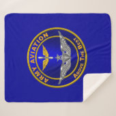 Senior Aviation Wings Sherpa Deken (Voorkant (horizontaal))