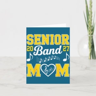 Senior Band Moeder 2027 Marching Illustratie Kaart