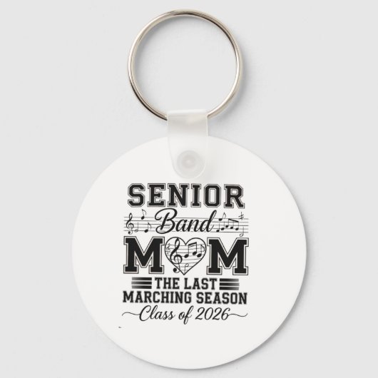 Senior Band Mom Class of 2026 Design 🎶❤️ Sleutelhanger (Voorkant)