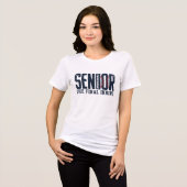 Senior Baseball, Senior Design Tri-Blend Shirt (Voorkant volledig)