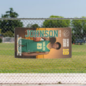 Senior Basketbal Aangepaste Sjabloon Foto Sport Spandoek (Insitu)