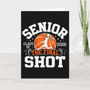 Senior Basketbal Cl Van 2026 Crew Afstuderen Senio Kaart
