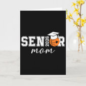 Senior Basketbal Moeder Cl Van 2026 Grappige Afstu Kaart (Gele Bloem)