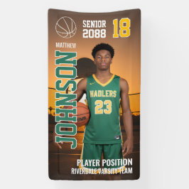 Senior Basketball Custom Template Photo Sports Spandoek