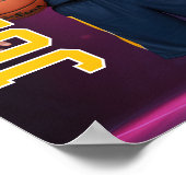 Senior Basketball Player Sports Team Photo Poster (Hoek)