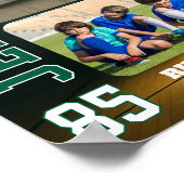 Senior Basketball Team Sports Custom Photo Collage Poster (Hoek)