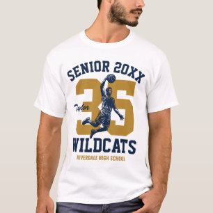 Senior Basketbalspeler Aangepast Sportteam T-shirt