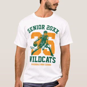 Senior Basketbalspeler Aangepast Sportteam T-shirt