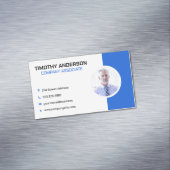 Senior Bedrijfsman | Bedrijf Magnetisch Visitekaartje (Voorbeeld)