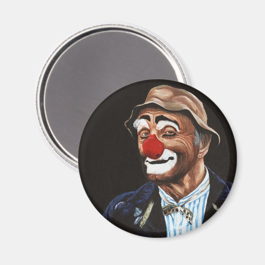 Senior Billy de clown Magneet (Voorkant / Achterkant)