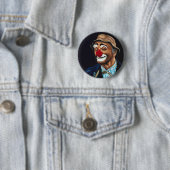 Senior Billy The Clown Ronde Button 5,7 Cm (In situ)
