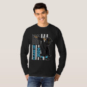 Senior Black Grads Matter Class of 2024 Dabbing Gr T-shirt (Voorkant volledig)