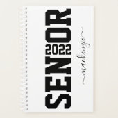 Senior Block Letter Gepersonaliseerd Afstuderen Ja Planner (Voorkant)