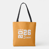 Senior boodschappentas tote bag (Achterkant)