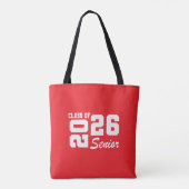 Senior boodschappentas tote bag (Achterkant)