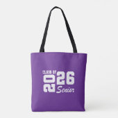 Senior boodschappentas tote bag (Achterkant)