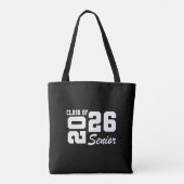 Senior boodschappentas tote bag (Achterkant)