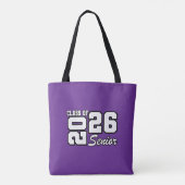 Senior boodschaptas tote bag (Achterkant)