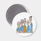 Senior Bowling Champs Magneet (Voorkant / Achterkant)