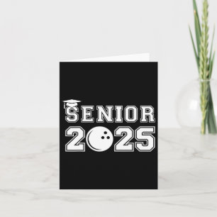 Senior Bowling CL van 2025 Afstuderen School Gradu Kaart