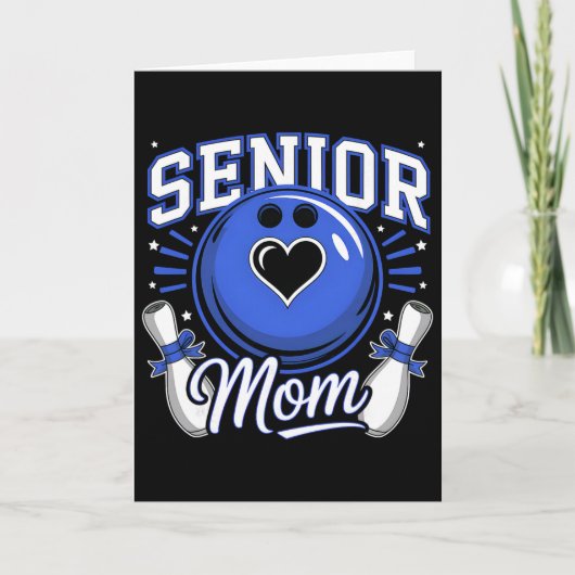 Senior Bowling Moeder 2026 Afstudeerpret Bowling M Kaart (Voorkant)