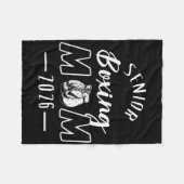 Senior Boxing Mom 2026 Senior Mom CL van 2026 Fleece Deken (Voorkant (Horizontaal))
