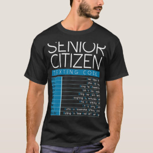 Senior burger sms'en Code Cool Opa Oma 1 T-shirt