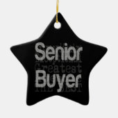 Senior Buyer Extraordinaire Keramisch Ornament (Voorkant)