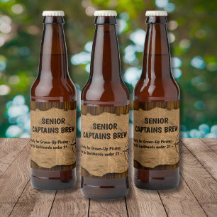 Senior Captain Brew Bier Etiket