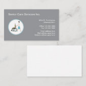 Senior Care Services Medische Logo Sjabloon Visitekaartje (Voorkant / Achterkant)