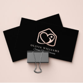 Senior Care Services Zorgverlener Zwart & Roos Gol Visitekaartje