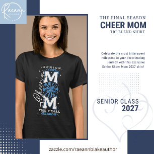 Senior Cheer Moeder 2027 Dames Tri-Blend T-shirt