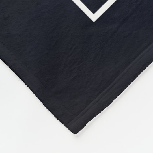 Senior Cheer Team Custom Photo Black Gold Fleece Deken (Hoek)