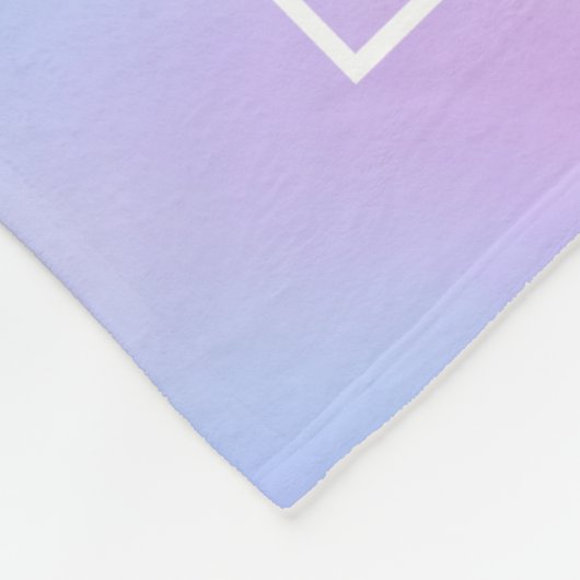 Senior Cheer Team Custom Photo Iridescent Fleece Deken (Hoek)