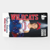 Senior Cheer Team Custom Sports Cheerleader Photo Spandoek (Horizontaal)