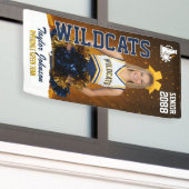 Senior Cheer Team Custom Sports Photo Cheerleading Spandoek (Buitenkant Gebouw)