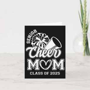 Senior Cheerleader Mom Cheer CL van 2025 Afstudere Kaart