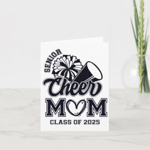 Senior Cheerleader Mom Cheer CL van 2025 Afstudere Kaart