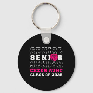 Senior Cheerleader Tante Cheer CL van 2025 Afstude Sleutelhanger