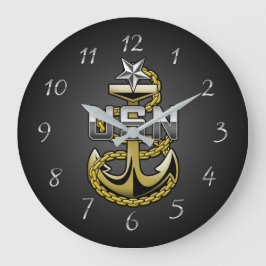 Senior Chief Anchor Clock Grote Klok