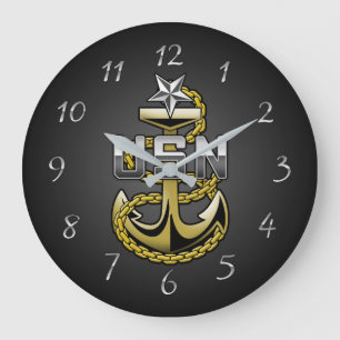 Senior Chief Anchor Clock Grote Klok