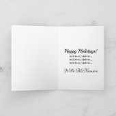 Senior Christmas Kaart (Binnen)