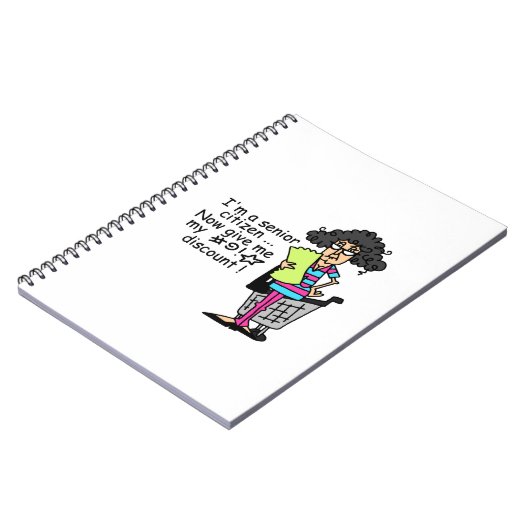 Senior Citizen Discount Notitieboek (Linkerzijde)
