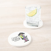 Senior Citizen Discount Zandsteen Onderzetter (Zijkant)