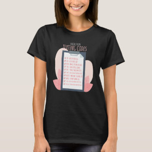 Senior Citizen Sms Codes Elederly People Gran T-shirt
