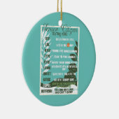 Senior Citizen Texting Codes Funny Grandpa Keramisch Ornament (Rechts)